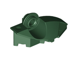 Тухличка с извивка 3X5½, Ø4.85: {земно зелен}
