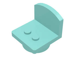 Fabuland Chair: {светло синьо-зелен}