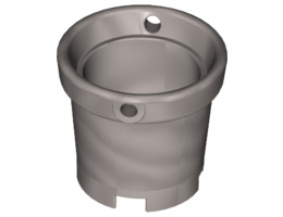 Belville Utensil Bucket Round: {сребрист}
