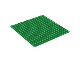 Основна плоча 16X16 : {тъмно зелен}