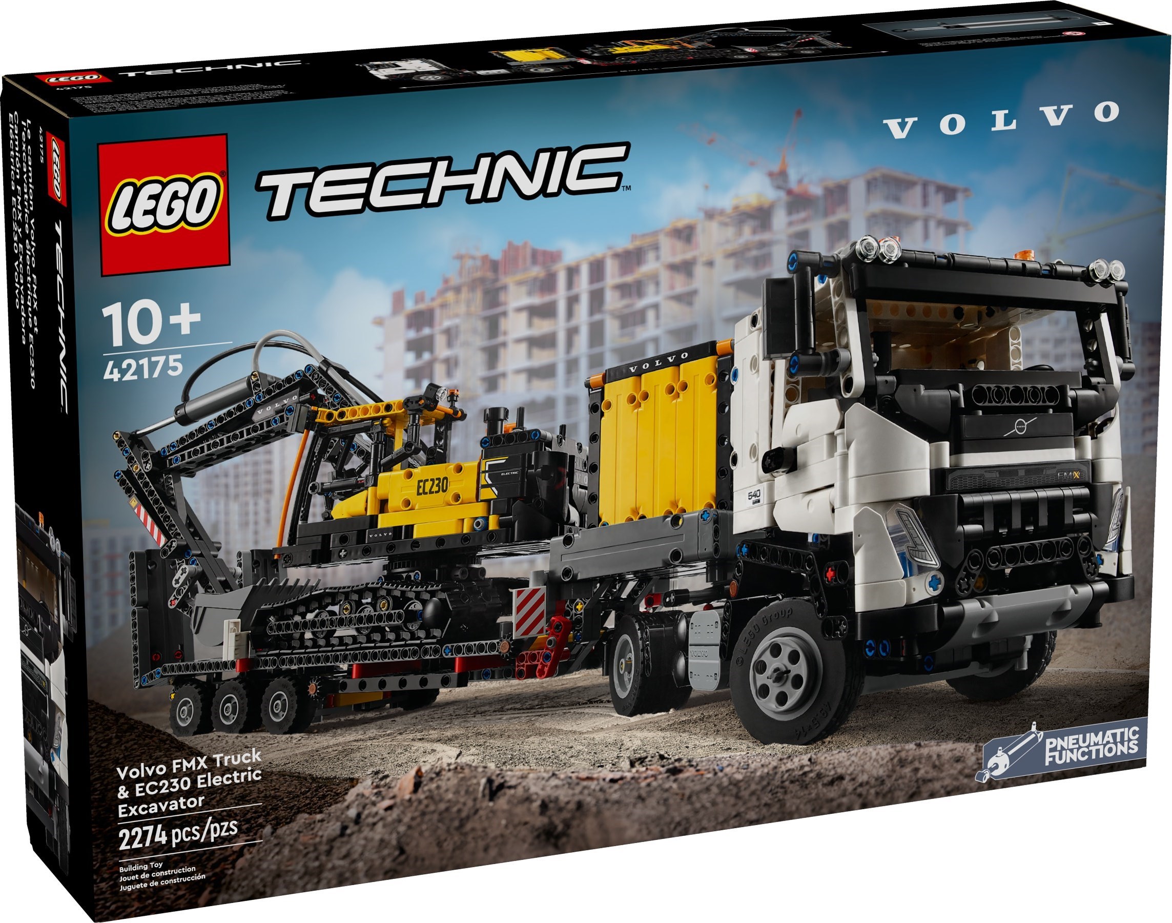 Камион Volvo FMX и електрически багер EC230 – ТЕХНИК