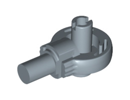 Technic, Rotation Joint Ball Loop with Two Perpendicular Pins with Friction: {пясъчно син}