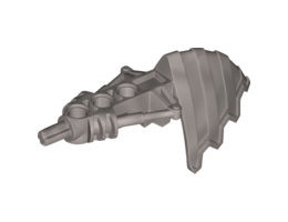 Bionicle Weapon Earthshock Drill claw: {сребърно метален}