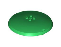Container, X-Pod Top Cap 9 x 9 x 1 1/3: {тъмно зелен}