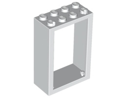 Door Frame 2 x 4 x 5: {бял}