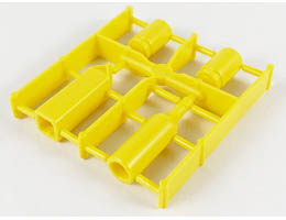 Scala Accessories - Complete Sprue - Table Containers (Wine, Milk, 2 Jars): {ярко жълт}