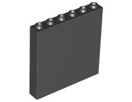 Brick 1 x 6 x 5: {черен}