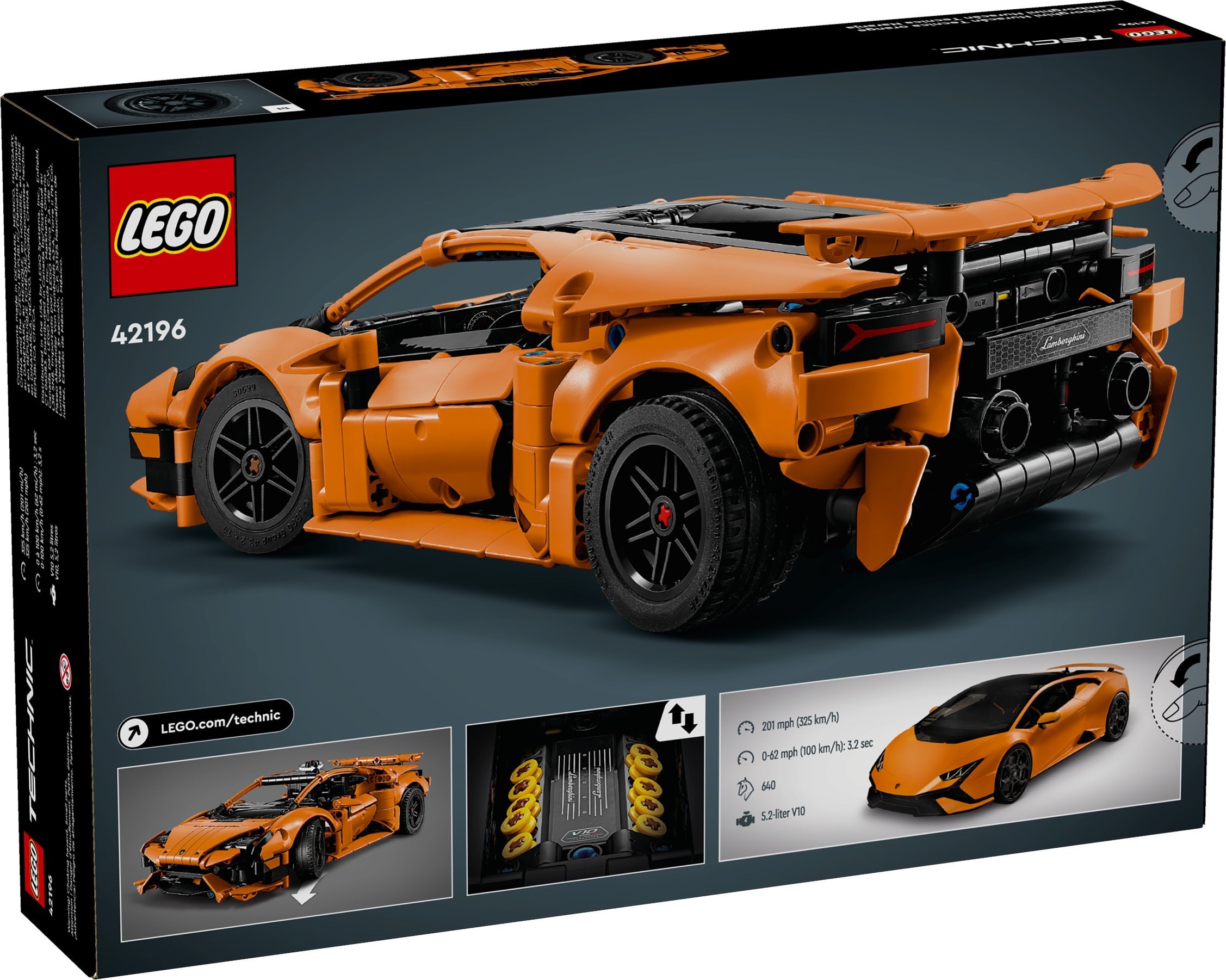 Ламборгини Huracán Tecnica Оранжево – ТЕХНИК