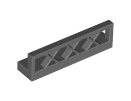 Ограда 1X4X1: {тъмно каменно сив}
