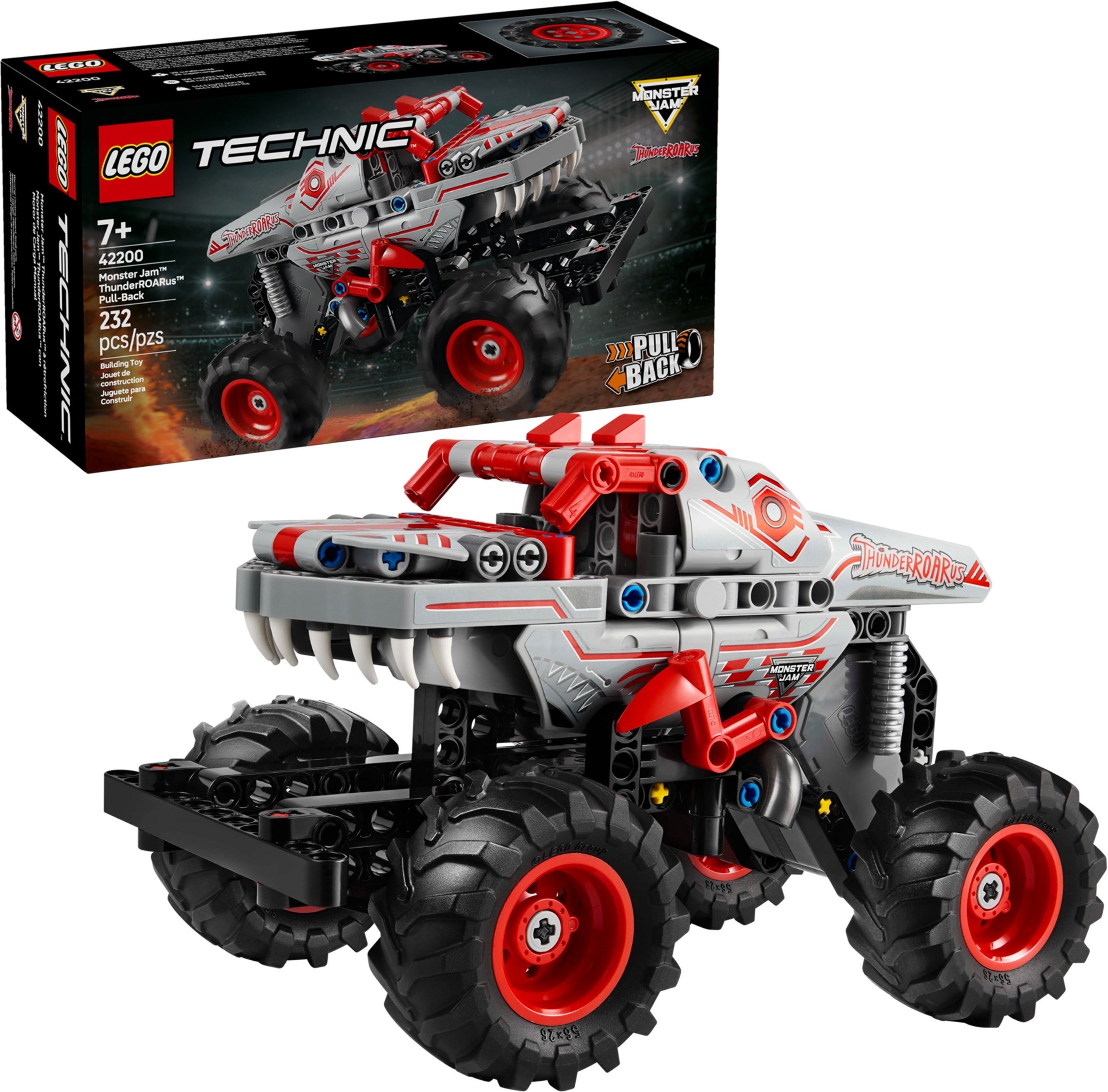 Monster Jam™ ThunderROARus™ с издърпване – ТЕХНИК