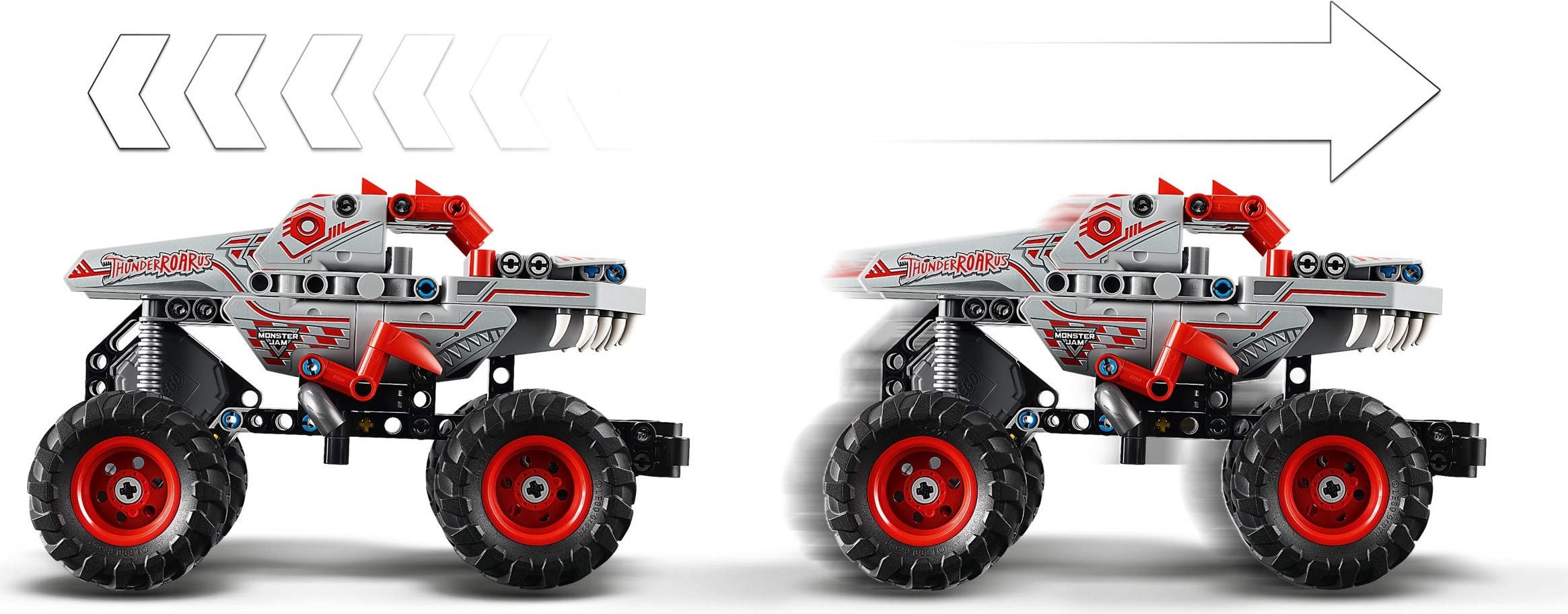 Monster Jam™ ThunderROARus™ с издърпване – ТЕХНИК