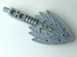 Bionicle Weapon Rahkshi Staff of Rage (Kurahk): {сребрист}