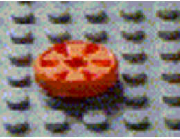 Wheel Hockey Puck, Small: {ярко оранжев}