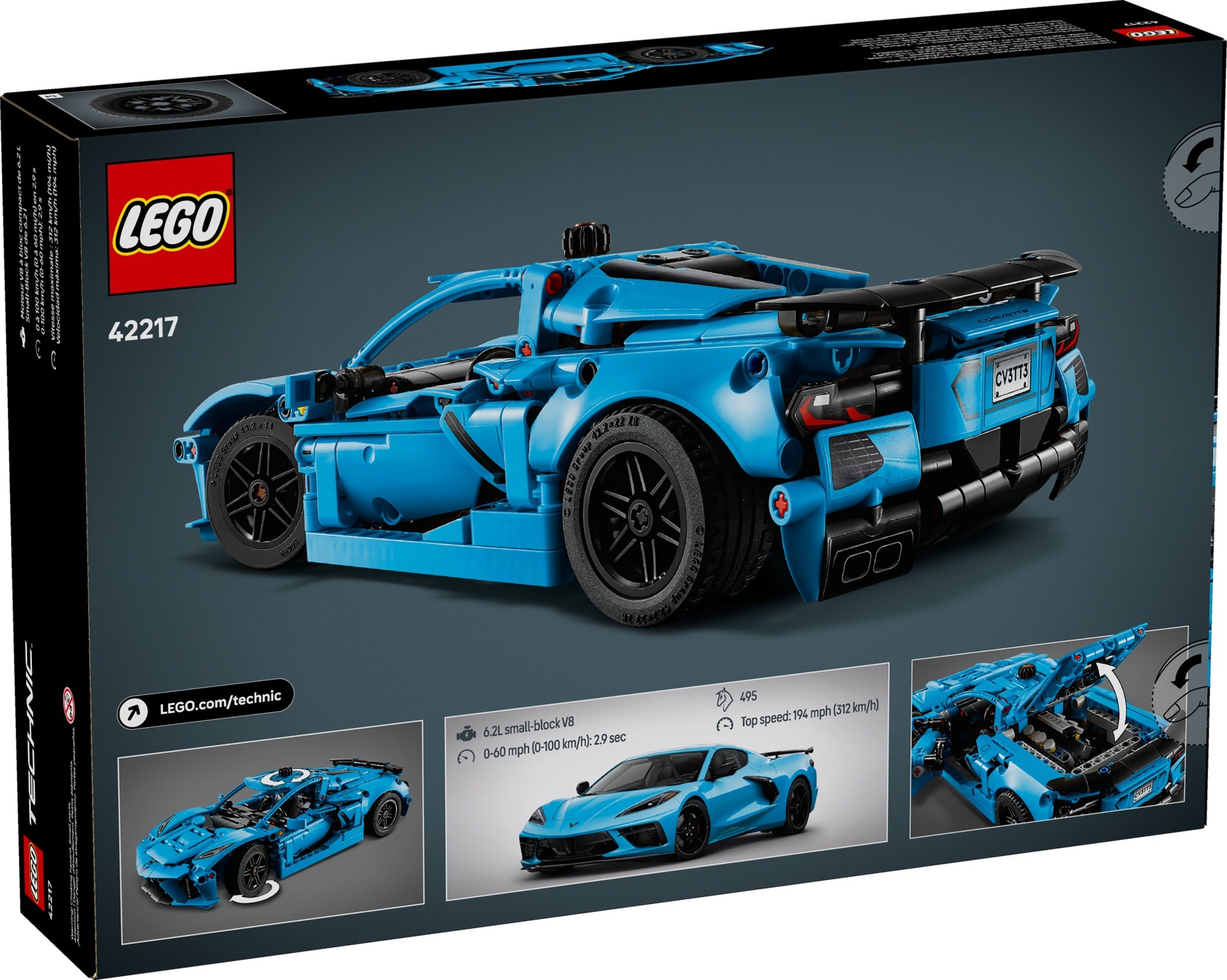 Син Chevrolet Corvette Stingray – ТЕХНИК