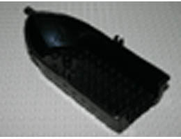 Boat, 18 x 8 x 3 1/3 with Oarlocks: {черен}