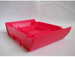 Boat, Hull Giant Middle 16 x 22, Base: {ярко червен}