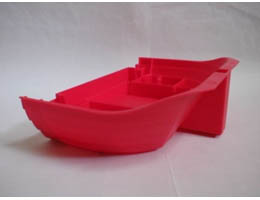 Boat, Hull Giant Stern 16 x 22, Base: {ярко червен}