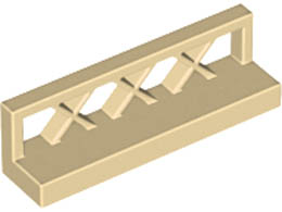 Ограда 1X4X1 : {тухлено жълт}