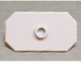 Minifigure, Shield Octagonal Long with Stud: {светло каменно сив}