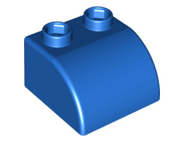 Quatro Brick 2 x 2 with Curved Top: {ярко син}