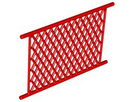 Net, Plastic 8 x 12 Lattice: {ярко червен}