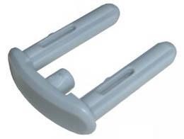 Technic, Spike Connector Pin Double 3L: {умерено каменно сив}