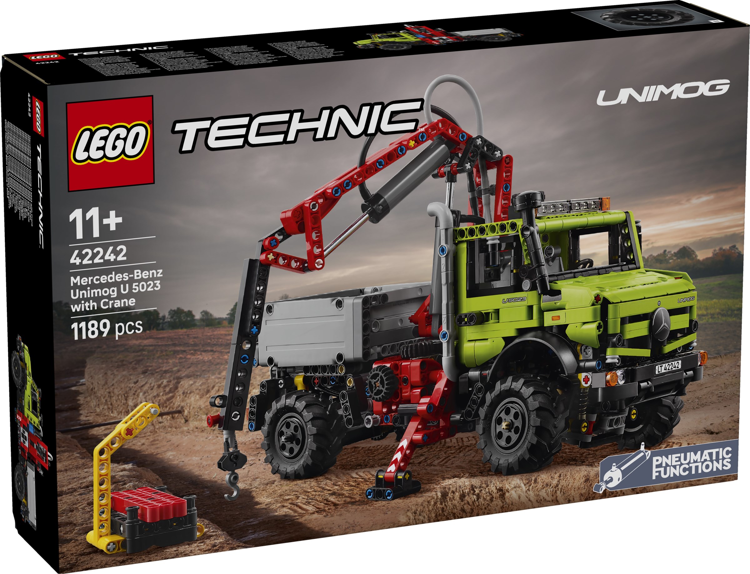 Mercedes-Benz Unimog U 5023 с кран – ТЕХНИК