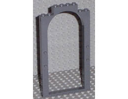 Belville Wall, Door Frame Arched 1 x 8 x 12: {тъмно каменно сив}