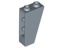 Покривна плочка 1X2x3/74° инверсна: {пясъчно син}