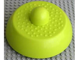 Primo Stacking Base Round Medium, One Top Stud: {умерено жълто-зелен}