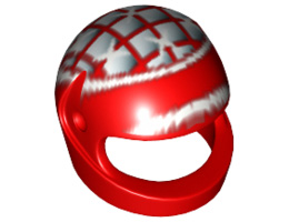 Мини каска MS: {ярко червен}