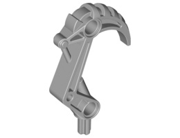 Bionicle Claw Hook with Axle: {умерено каменно сив}