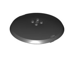 Container, X-Pod Top Cap 9 x 9 x 1 1/3: {черен}