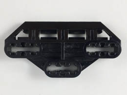 Technic, Axle Connector Block 3 x 6 with 6 Axle Holes: {черен}