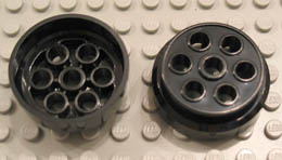 Wheel 30mm D. x 13mm (13 x 24 Model Team) : {черен}
