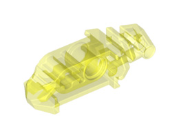 Bionicle Head Connector Block Eye/Brain Stalk (Toa Metru): {прозрачно флуорисциращо зелен}