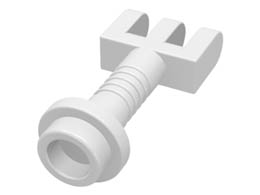 Hinge Bar with 3 Fingers and End Stud (Control Lever) : {бял}