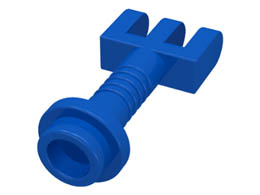 Hinge Bar with 3 Fingers and End Stud (Control Lever) : {ярко син}