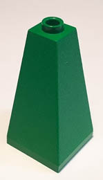 Покривна плочка ъглова 2X2X3/73°: {тъмно зелен}
