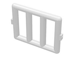 Bar 1 x 4 x 3 Window Grille : {бял}