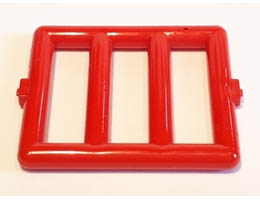 Bar 1 x 4 x 3 Window Grille : {ярко червен}