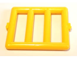 Bar 1 x 4 x 3 Window Grille : {ярко жълт}