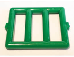 Bar 1 x 4 x 3 Window Grille : {тъмно зелен}