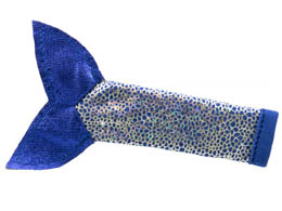 Belville Fishtail for Adult with Dark Purple Fins, Dark Purple Spots, Silver Overlay Pattern, with Top Cuff: {неопределен}