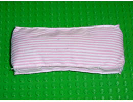 Belville Cloth Mattress 6 x 14, Pink Stripe Pattern: {бял}