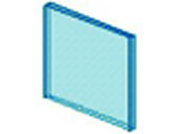 Glass for Window 1 x 4 x 3 : {прозрачно светло син}