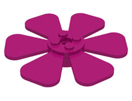 Propeller 6 Blade Fan 8 x 8: {ярко червеникаво-виолетов}