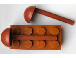 Minifigure, Utensil Ladle / Spoon: {ръждив}