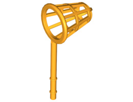 Minifigure, Utensil Net (Fabuland Wind Gauge): {огнено жълто-оранжев}