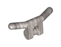 Minifigure, Utensil Handlebars: {металическо сребрист}